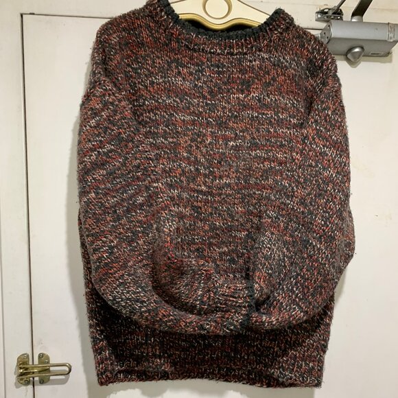 HANDMADE KNITTED CHUNKY WOOL SWEATERS SIZE L/XL - Picture 9 of 10